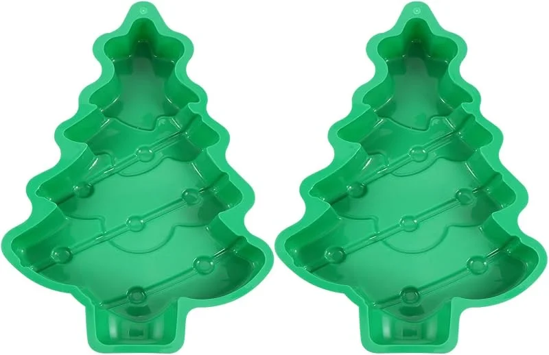 Besuche den CORHAD-Store Lebkuchen Backform Silikon Weihnachtsbaum Silikon Grün für Kinder — Küche & Haushalt