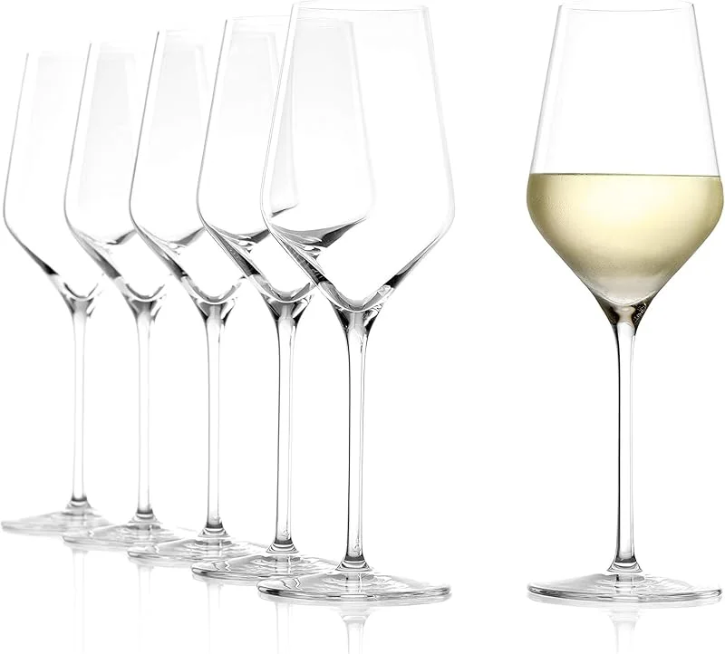 Besuche den Stölzle Lausitz-Store Stölzle Lausitz Quatrophil Weißweingläser Weißweinkelche 405 ml, 6er-Set — Wein und Festtafel