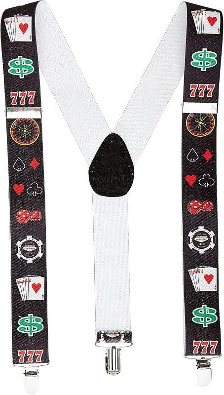 Besuche den W WIDMANN MILANO Party Fashion-Store W WIDMANN MILANO Party Fashion 00598 - Hosenträger Poker, Casino, Spieler, Showgirl, Showmen, Motto-Party, Karneval — Weihnachtsmode