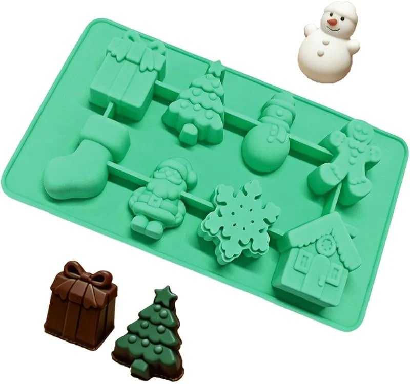 Marke: Fravsiu Weihnachtliche Silikonform Niedliche Silikon-Gießform für Winter-Saison — Weihnachtskueche