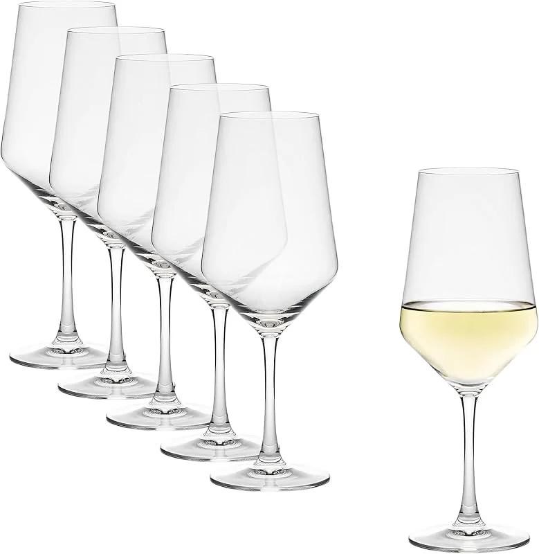 Besuche den Spetebo-Store Spetebo Kristall Weißweinglas 6er Set 510 ml kratzfest — Wein und Festtafel