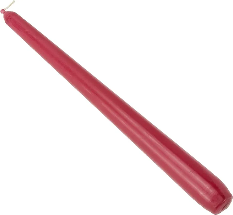 Besuche den PAPSTAR-Store PAPSTAR Leuchterkerzen Bordeaux, 50 Stück, Ø 2, 2 cm x 25 cm — Kerzenlicht Abendessen