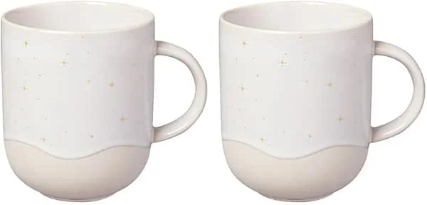Besuche den like. by Villeroy & Boch-Store like. by Villeroy & Boch Winter Glow Becher mit Henkel, 350 ml (Packung mit 2) — Advent und Tisch