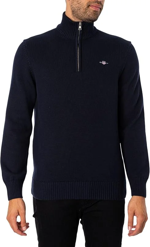 Gant Herren Casual Cotton Halfzip Pullover (1er Pack) — Weihnachtsmode