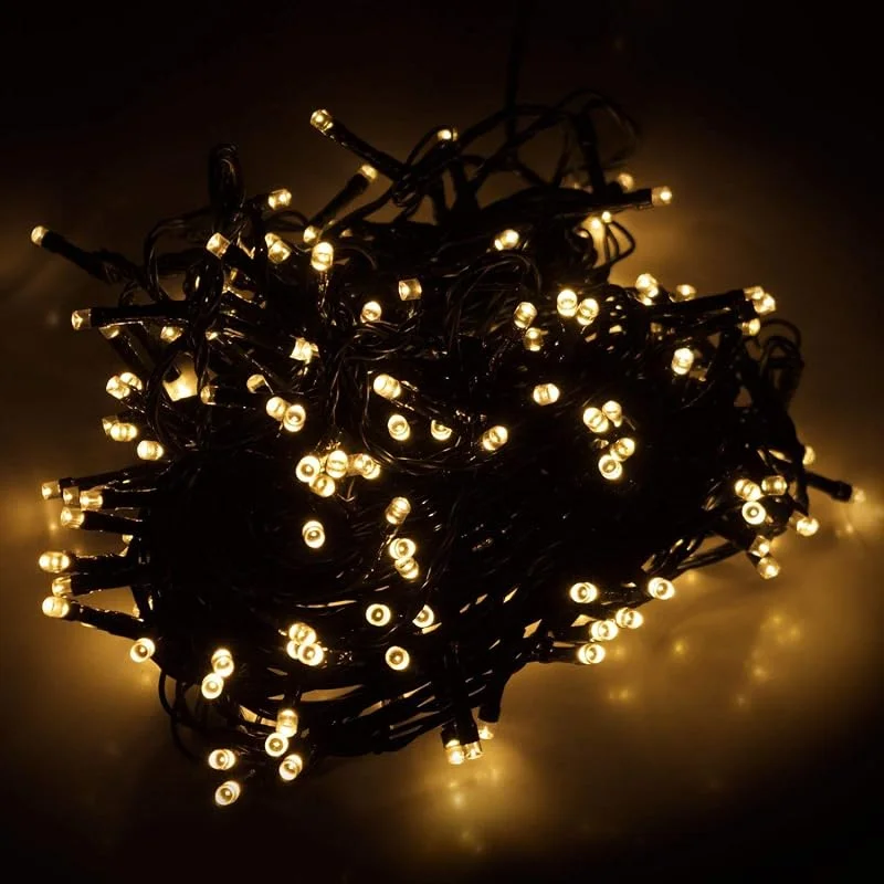 Marke: Self Import Agencies LED Lichterkette 240 LED 18 m Warmweiß IP44 Innen Außen Deko — Weihnachtsbeleuchtung