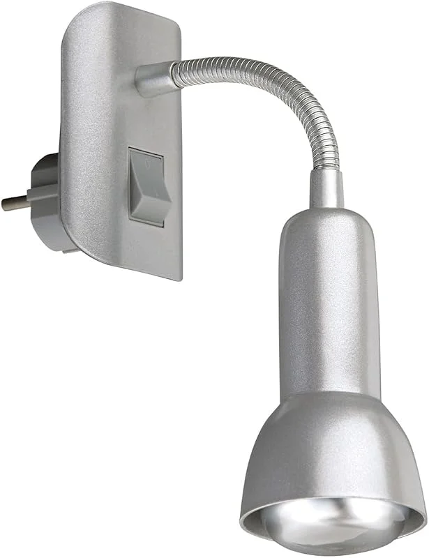 Besuche den BRILONER-Store Briloner Leuchten AGL-Leseleuchte, matt-nickel, 1 x E14 2739-014P, Titanfarbig — Kerzenlicht Abendessen