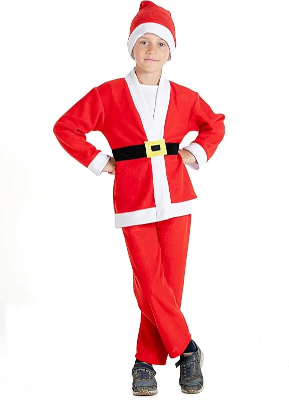 Besuche den Ciao-Store Weihnachtsmann Babykostüm, Einheitsgröße, 5-7 Jahre — Weihnachtsmode