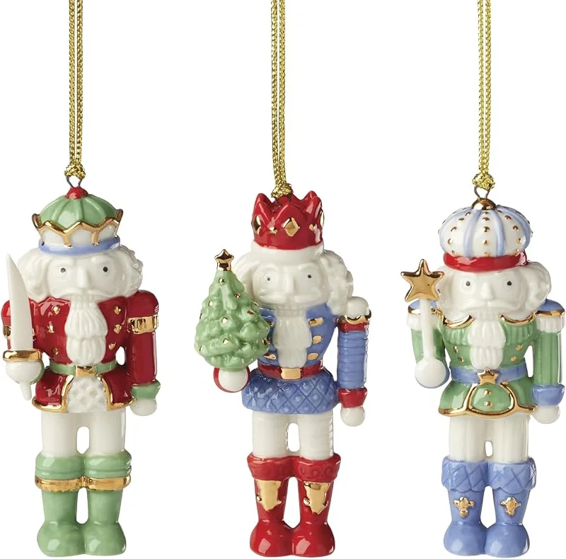 Marke: Lenox Lenox 896870 Nussknacker 3-teiliges Ornament-Set — Weihnachtsdeko