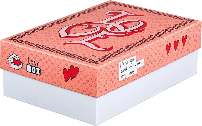 Besuche den FALKEN-Store FALKEN StoryBox LOVE mit Deckel 120 mm hoch DIN A4+ Made in Germany — Geschenkverpackung