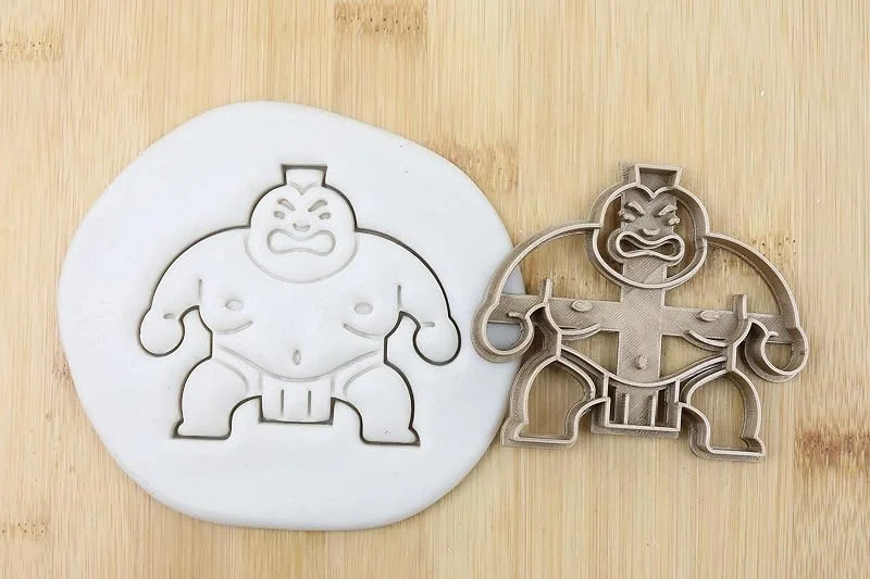 Besuche den my3dbase-Store Japan Sumo Cookie Cutter Fondant Keksstempel, Ausstechform Keksausstecher Plätzchen ca. 8cm — Weihnachtskueche
