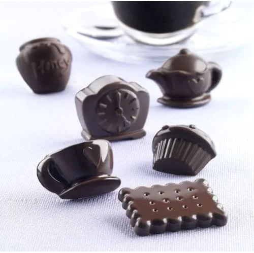 Besuche den silikomart-Store Silikomart Schokoladenform aus Silikon, sortiert, Teatime — Weihnachtskueche