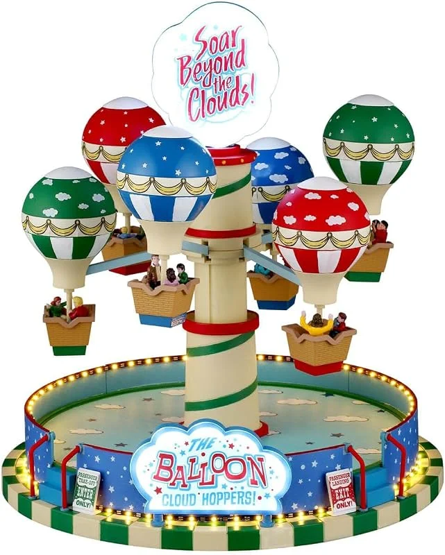 Marke: Lemax Lemax, The Balloon Cloud Hoppers, Sehenswürdigkeiten und Geräusche, #64648 — Weihnachtsdeko