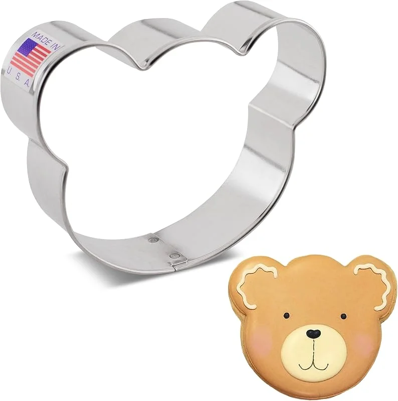 Besuche den Ann Clark Cookie Cutters-Store Keksausstecher Teddybär-Gesicht - 8, 9 cm - Ausstechformen Bär von Ann Clark — Weihnachtskueche