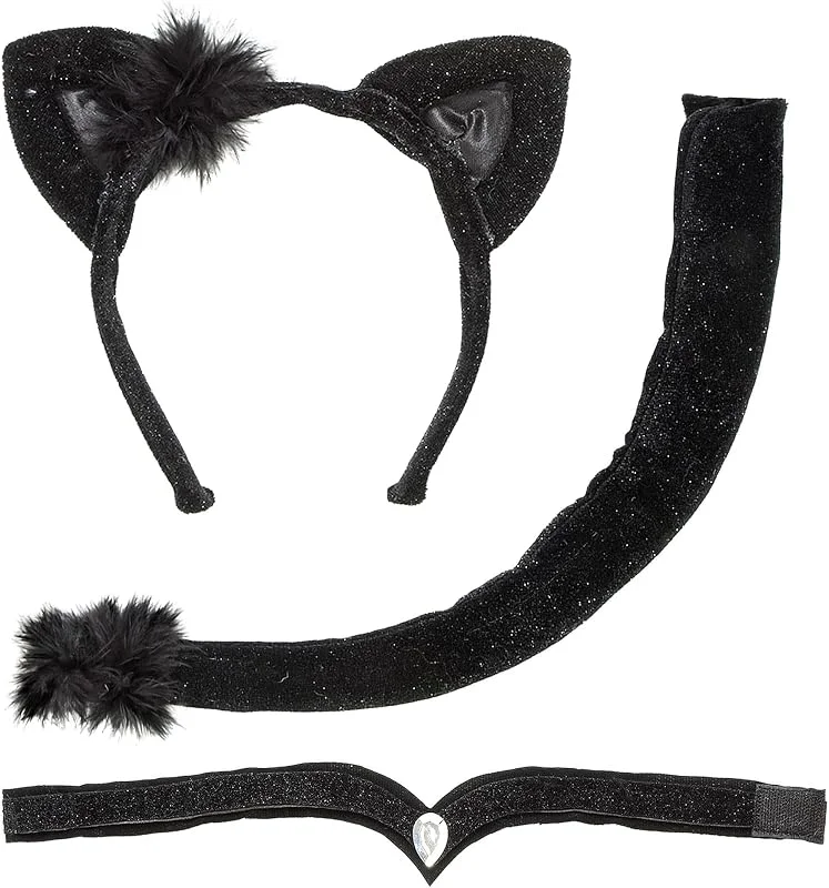 Besuche den W WIDMANN MILANO Party Fashion-Store W WIDMANN Milano Party Fashion - Kostüm Set Katze für Erwachsene, Accessoires für Karneval, Cosplay — Weihnachtsmode