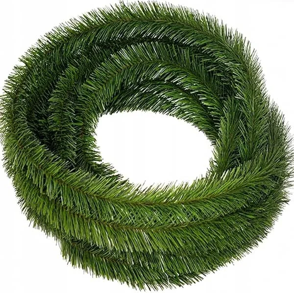 Besuche den FKL DESIGN Home Deco-Store 22, 5 Meter Weihnachtsgirlande, künstliche Tannengirlande, Weihnachtsdeko, Künstliches Tannengrün, Weihnachts Girlande, Christmas Garland, Girlande Grün 5x4, 5m