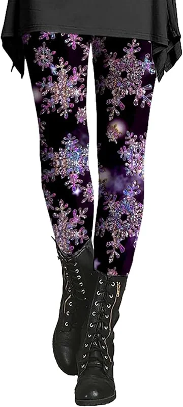 Marke: Generisch Glitzer Hose Damen Lang Party - Pailletten Leggings Damen Sequin Trousers High Waist Thermohose Sexy Pailletten-Hosen Glänzende-Hose Glitzer-Strumpfhose Festival Silvester Outfit Karneval Kostüm — Weihnachtsmode
