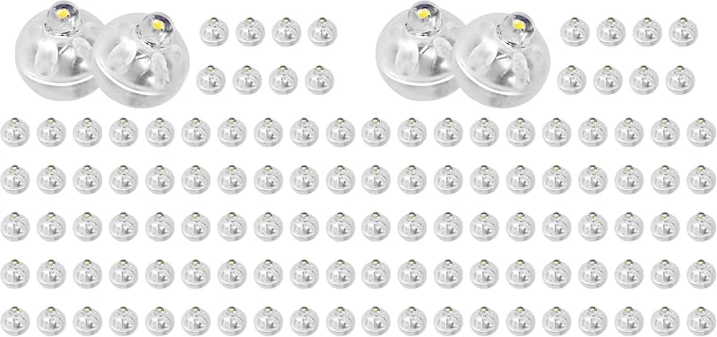 Besuche den Yizhet-Store Yizhet LED Ballons Lichter, 60 x Mini LED Lichter für Luftballons, Papierlaterne, Hochzeit, Party, Weihnachten, Geburtstag (Warmweiß) (Packung mit 2) — Kerzenlicht Abendessen