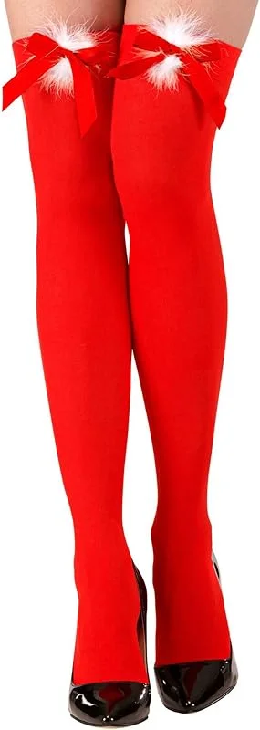 Besuche den W WIDMANN MILANO Party Fashion-Store W WIDMANN MILANO Party Fashion - Halterlose Strümpfe Miss Santa — Weihnachtsmode