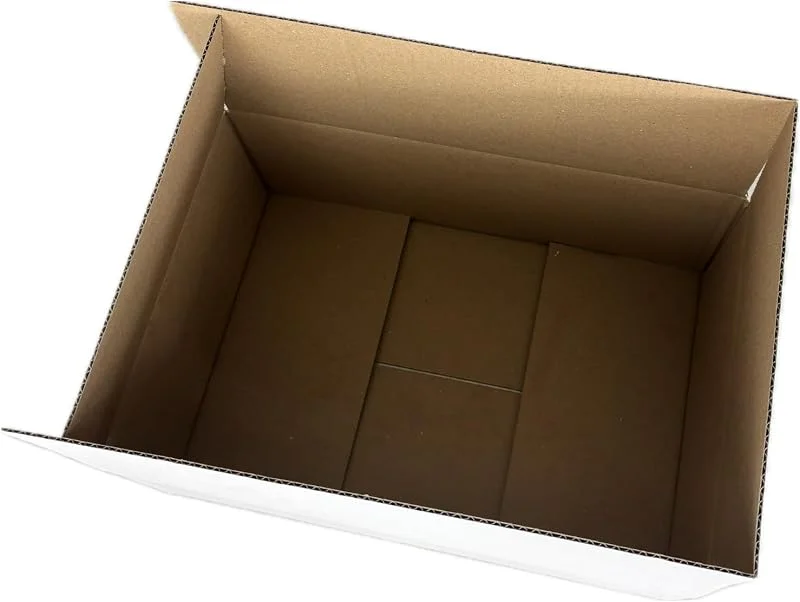 Marke: Bylow24 Versandkarton Faltkartons Karton (390x270x140mm) Verpackung 385x265x135mm Innenmaß DHL DPD GLS UPS Weiss — Geschenkverpackung