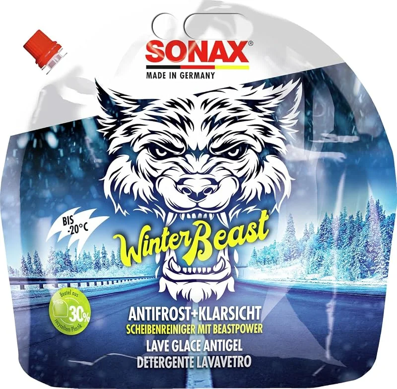 Besuche den SONAX-Store SONAX WinterBeast AntiFrost+KlarSicht Gebrauchsfertig bis -20 °C (3 Liter) schneller, schlierenfreier & effektiver Scheibenreiniger für den Winter, Art-Nr. 01354410 — Weihnachtsmode