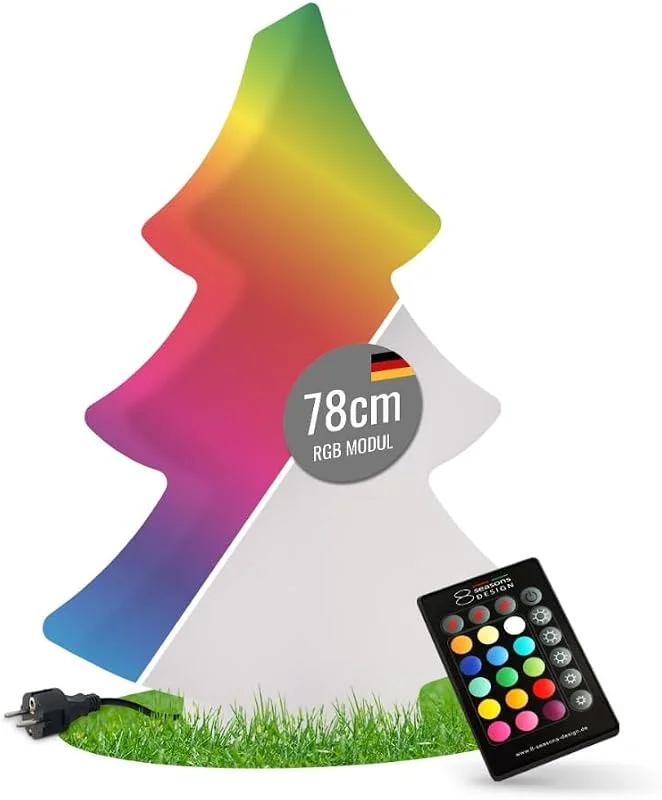 Besuche den 8 seasons-Store 8 seasons RGB Weihnachtsbaum 78cm, Shining Tree, Farbwechsel, außen & innen — Weihnachtsdeko