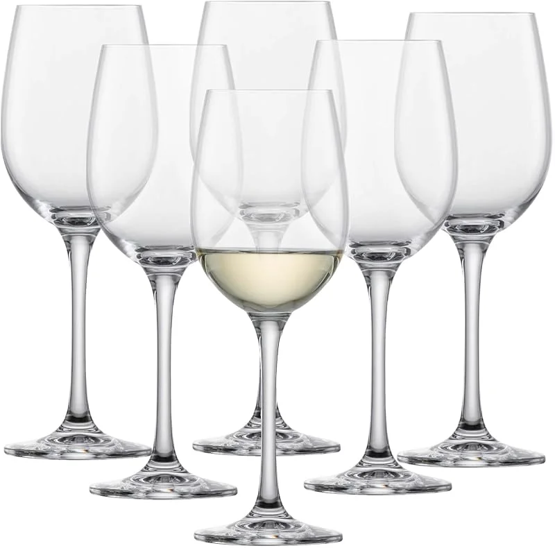 Besuche den Schott Zwiesel-Store SCHOTT ZWIESEL Weißweinglas Classico (6er-Set), klassische Weingläser für Weißwein, spülmaschinenfeste Tritan-Kristallgläser, Made in Germany (Art.-Nr. 106221) — Wein und Festtafel