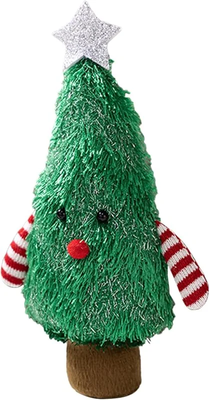Marke: Generisch Weihnachtsbaum für den Schreibtisch, Tischläufer Weihnachten Dekoration, Sammelfiguren Schreibtischdekoration für Partys und Innenräume — Advent und Tisch