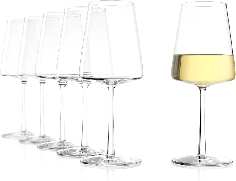 Besuche den Stölzle Lausitz-Store Stölzle Lausitz Power Weißweingläser Kristallglas 400 ml, 6er-Set — Wein und Festtafel