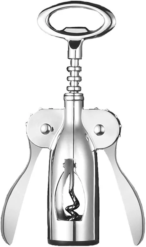 Marke: Liudan Liudan Korkenzieher Haushalt Multifunktionale Korkenzieher Rotwein Korkenzieher Compact Silber Korkenzieher mit Griff, Geeignet for Barmixer Weinflaschenöffner (Size : B) — Wein und Festtafel