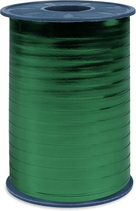 Besuche den PRÄSENT-Store PRÄSENT C.E. Pattberg Mexico Geschenkband metallic tannengrün, 400 m Ringelband zum Einpacken von Geschenken, 5 mm Breite, Zubehör zum Dekorieren & Basteln, Dekoband, Anlass — Geschenkverpackung