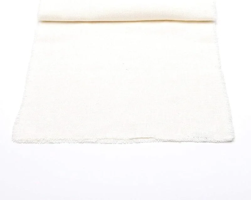 Marke: LinenMe LinenMe Tischläufer Leinen Weiß 1 Stk, Rustic 45 x 275 cm, Table Runner Abwaschbar, Tischdeko für Weihnachten Geburtstag Winter Herbst etc — Küche & Haushalt