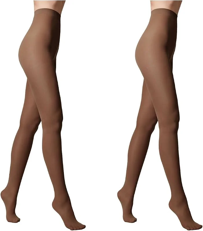 Besuche den Conte élégant-Store Conte elegant EPISODE 50 DEN weiche Netzstrumpfhose 2er-Pack aus Mikrofaser — Weihnachtsmode
