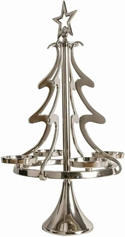 Besuche den Loberon-Store LOBERON Adventskranzständer Gaetana, silber — Weihnachtsdeko