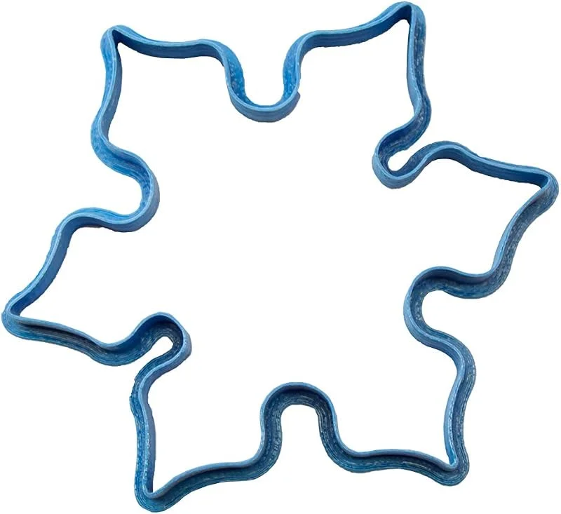 Marke: Cuticuter Cuticuter Weihnachten Schneeflocke Schnee Ausstechform, Blau, 8 x 7 x 1.5 cm — Weihnachtskueche