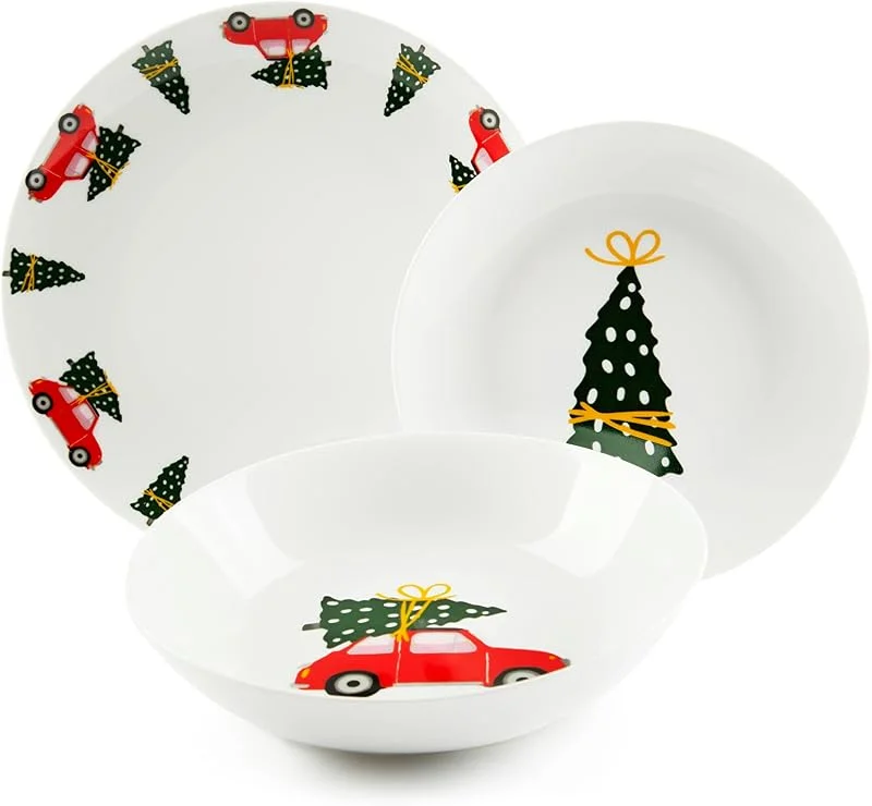 Besuche den Excelsa-Store Excelsa Ready for Christmas Tellerservice, 18-teilig — Advent und Tisch