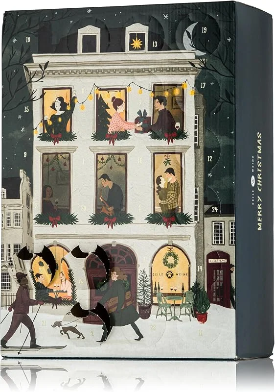 Besuche den GEILE WEINE-Store GEILE WEINE Wein Adventskalender (24 x 0, 1) Rotwein, Weißwein und Rosé zum Probieren in der Adventszeit — Advent und Tisch