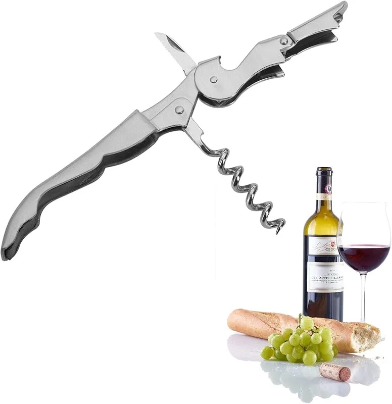 Besuche den Westmark-Store Westmark Kellnerbesteck, Korkenzieher mit 2-Stufen-Hebel, Kapselschneider und Flaschenöffner, Rostfreier Edelstahl, Profi, Silber, 60172270, 8, 5 x 7, 5 x 2, 5 cm — Wein und Festtafel