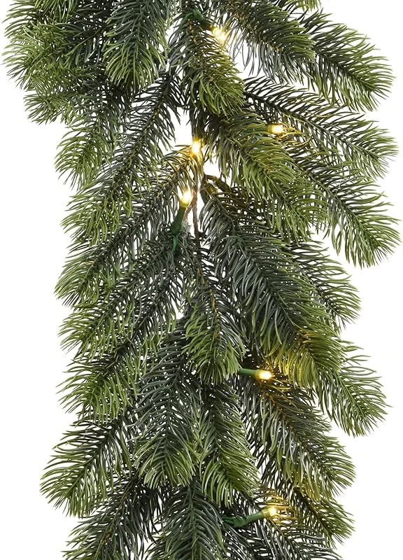Marke: Kaemingk Kaemingk Tannengirlande 180 cm, 35 LED, Timer, In-Outdoor — Weihnachtsdeko