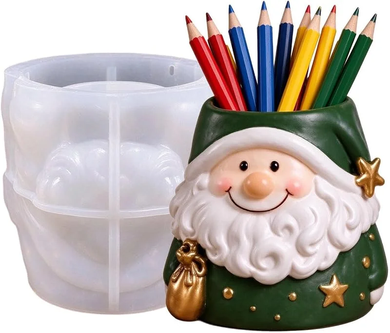 Marke: Gitekain Weihnachtsschmuck Silikonformen 3D Weihnachts-Blumentopf Handarbeit — Weihnachtskueche