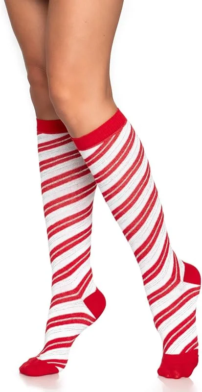 Marke: LEG AVENUE Leg Avenue Damen Weihnachten Urlaub Casual Kniestrümpfe — Weihnachtsmode