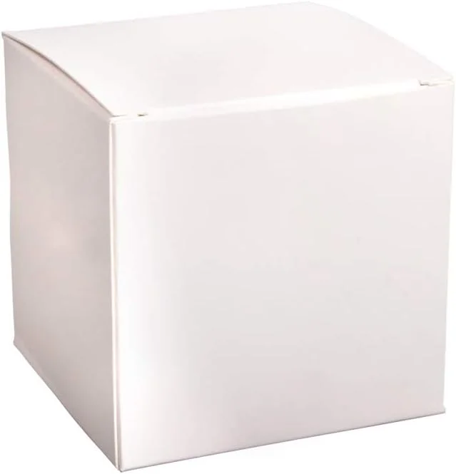 Besuche den Rayher-Store Rayher 67322102 Quadratische Faltschachtel zum Befüllen, 12er Set, Geschenkboxen aus Karton, weiß, 7, 5x7, 5 cm — Advent und Tisch