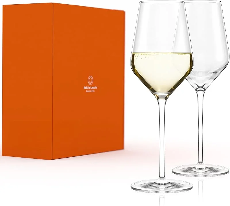 Besuche den Stölzle Lausitz-Store Stölzle Lausitz Quatrophil Weißweingläser Weißweinkelche 405 ml, 2er-Set — Wein und Festtafel