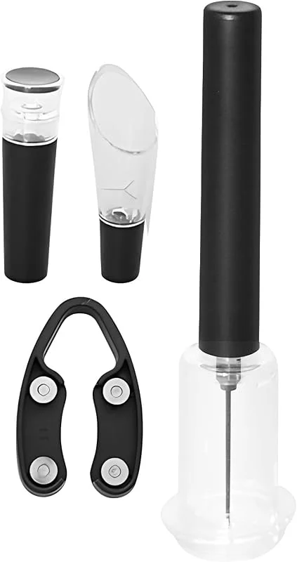 Marke: Générique Druckluft-Wein-Abflussreiniger-Set – tragbarer Belüfter zum Entfernen von Korken – manueller Nadel-Flaschenöffner, für Haus, Küche, Bar, Party, Picknick, Camping, Urlaub, Restaurant P — Wein und Festtafel