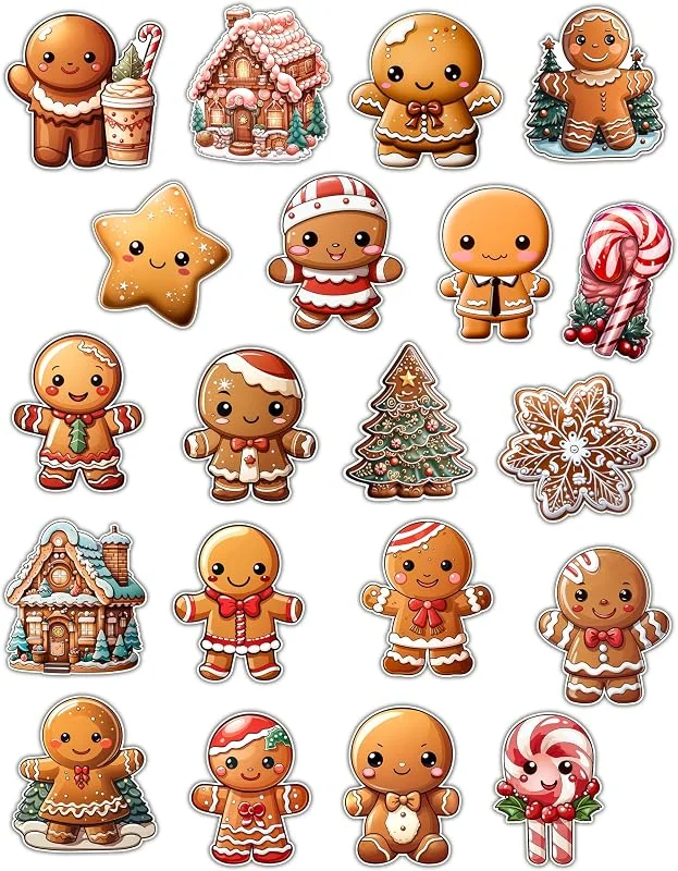Marke: decal arts Verschiedene Größen x2 A4 Blatt Weihnachten Kunststoff Weihnachtsmann Nordpol Luftpost & Santa Spielzeug Fabrik Aufkleber Kawaii Weihnachtsaufkleber Hunde Weihnachtsaufkleber Katzen — Geschenkverpackung