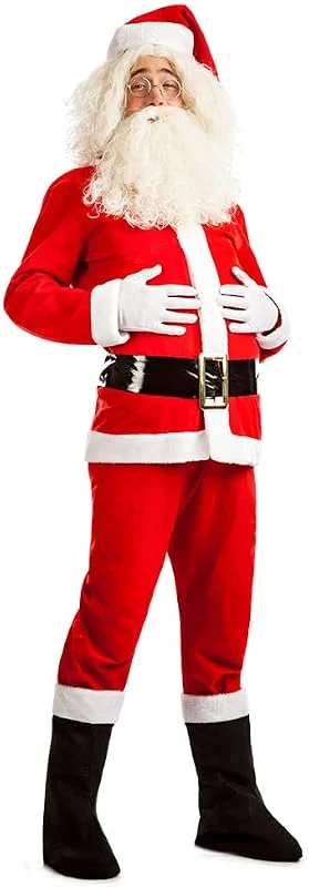Besuche den Boland-Store Boland - Kostüm Weihnachtsmann für Erwachsene, 6-teilig, Faschingskostüm für Nikolaus, Weihnachten oder Karneval — Weihnachtsmode