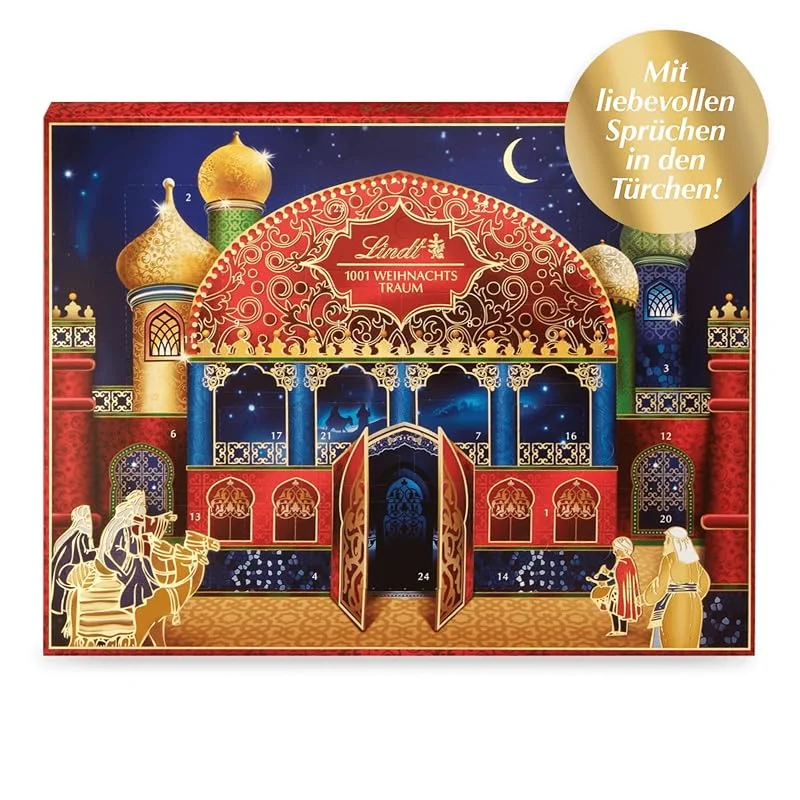 Lindt Schokolade, 1001 Weihnachtstraum Adventskalender 2026, 281g, Advent — Advent und Tisch
