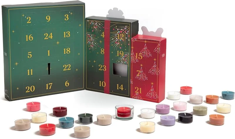 Besuche den Yankee Candle-Store Yankee Candle Weihnachtsduftkerzen Geschenkset, Winterkollektion 2026, Perfekte Weihnachtsgeschenke für Frauen — Kerzenlicht Abendessen