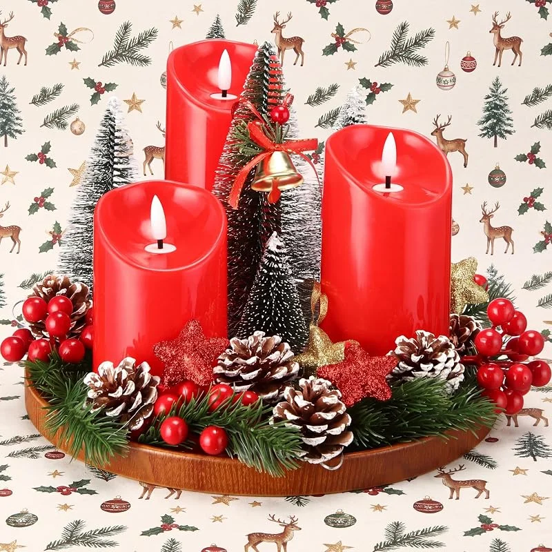 Marke: Fuutreo Fuutreo Weihnachtlicher Esstisch, Tafelaufsatz, Weihnachts-Tischdekoration — Weihnachtsbeleuchtung