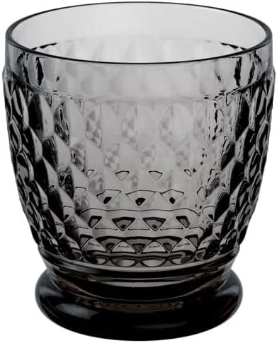 Villeroy & Boch Boston Coloured Trinkglas, 330 ml, Kristallglas, Klar, Grau — Wein und Festtafel