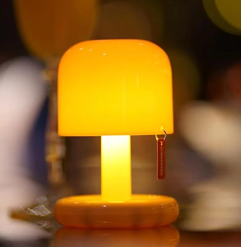 Marke: GUANSHAN Mini Sonnenuntergang Nachtlicht Romantische Atmosphäre Tischlampe Nachttisch Licht Esstisch Beleuchtung Dekoration Tischlampe Für Schlafzimmer, Wohnzimmer, Geschenk — Kerzenlicht Abendessen